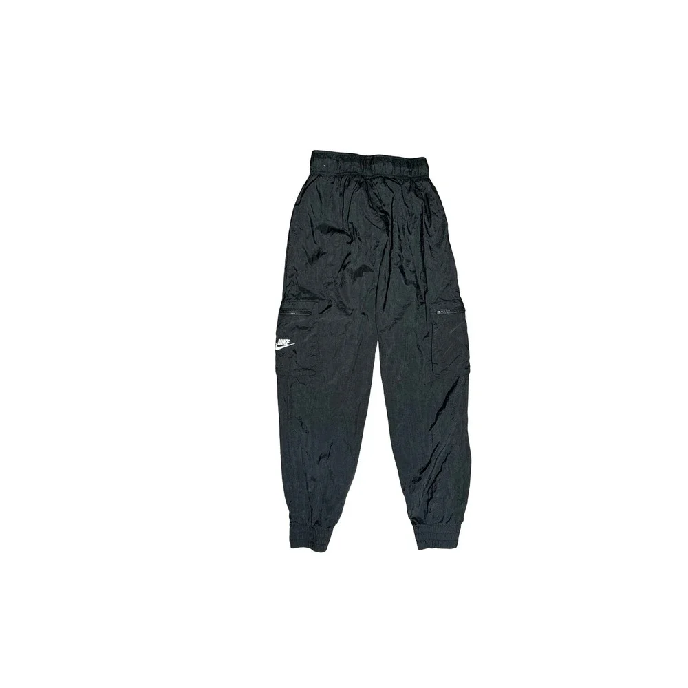 Nike Kids Sportswear Black Nylon Cargo Jogger Pants Size Medium M